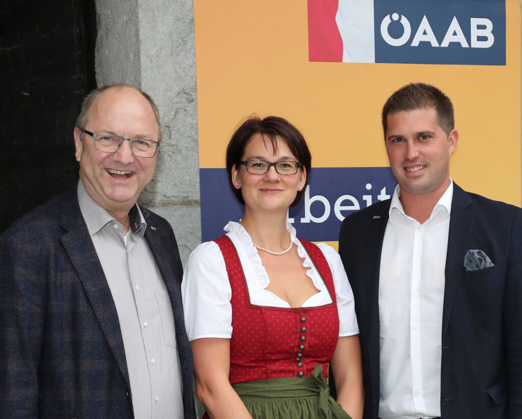 LAbg. Mag. Karl Zallinger, Daniela Blahak und GR Jurica Mustac